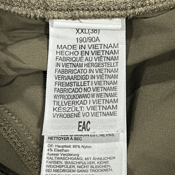 Marmot Khaki Green Nylon Hiking Cargo Outdoor Stretch Shorts Mens‎ Size 38 XXL - Picture 7 of 11